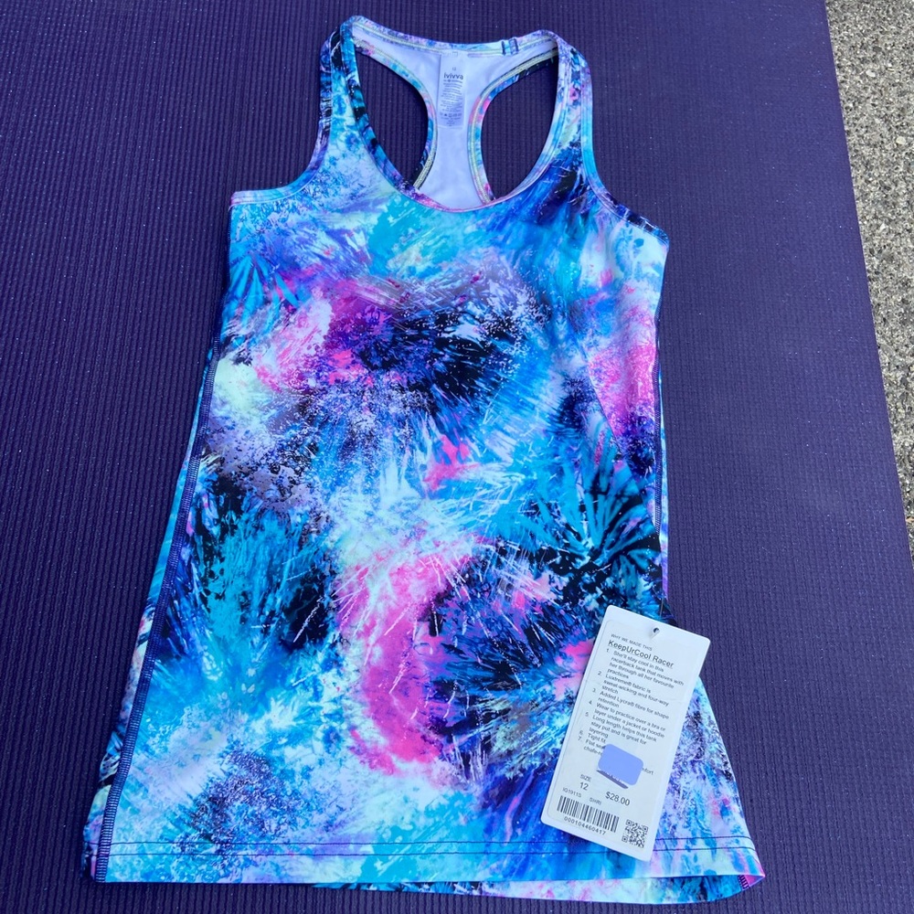 NWT Ivivva KeepUrCool Racer Size 12 SHRI